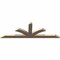 Ekena Millwork Richland Smooth Timber Gable Bracket, Douglas Fir, 96"W x 32"H x 3 1/2"D x 5 1/2"F, 8/12 Pitch GBW096X32X0406RIC00SDF - alternate 4